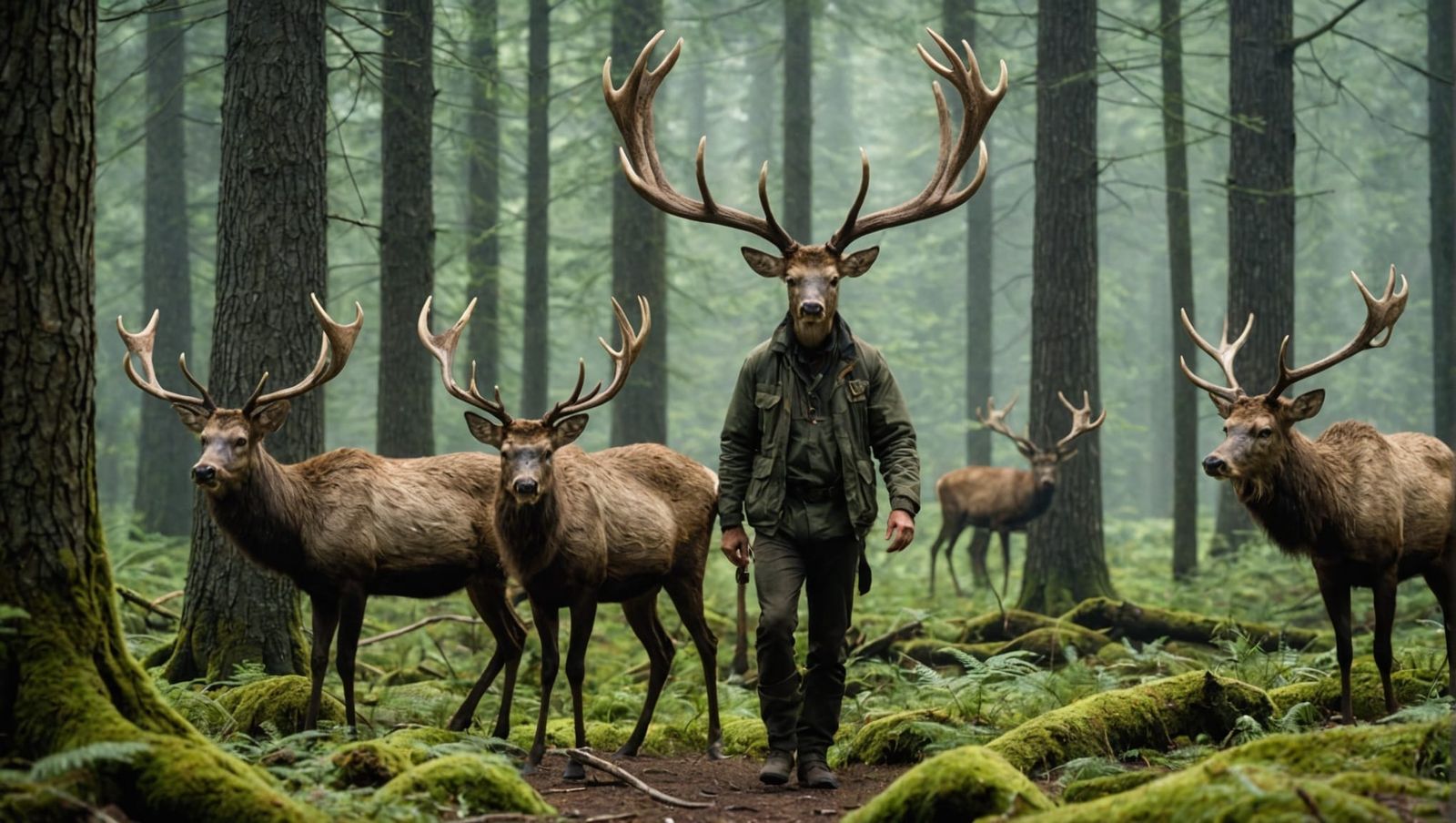 The deer man…