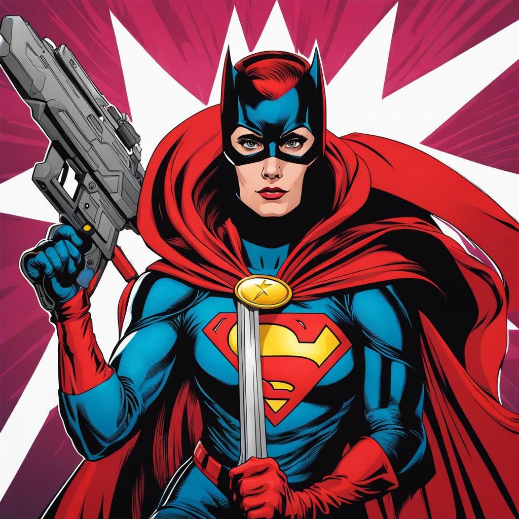 Real-Life Female Superhero Image