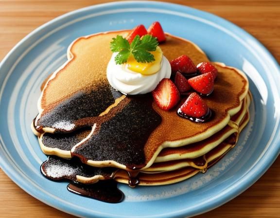 AI Generated Pancake Image