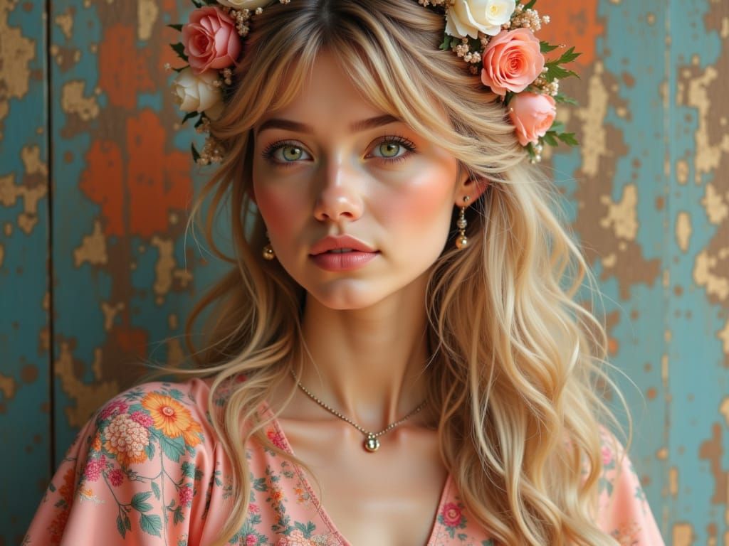 Ethereal Esmeralda with Original Haircut in Pastel Tones