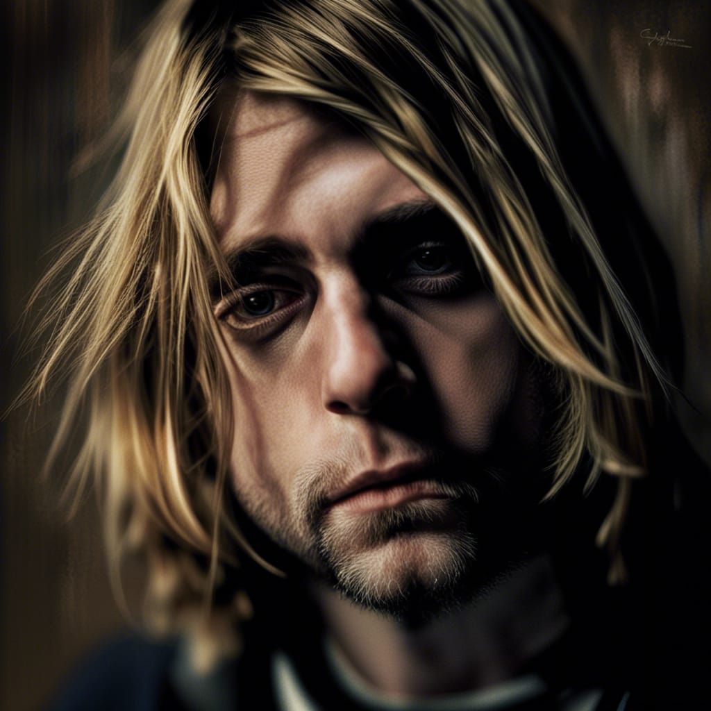 Hyperrealistic Portrait of a Rock Icon
