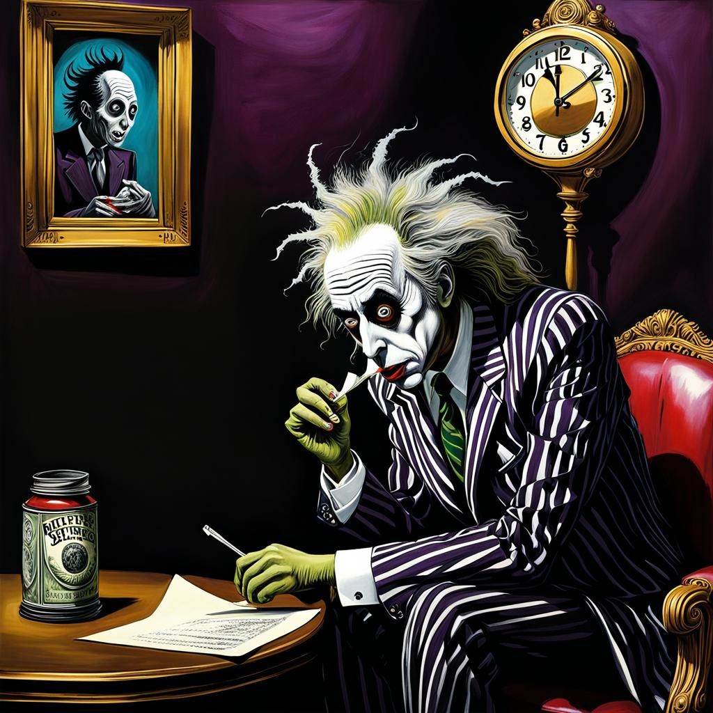 Beetlejuice Waiting In The Afterdeath Social Security Office