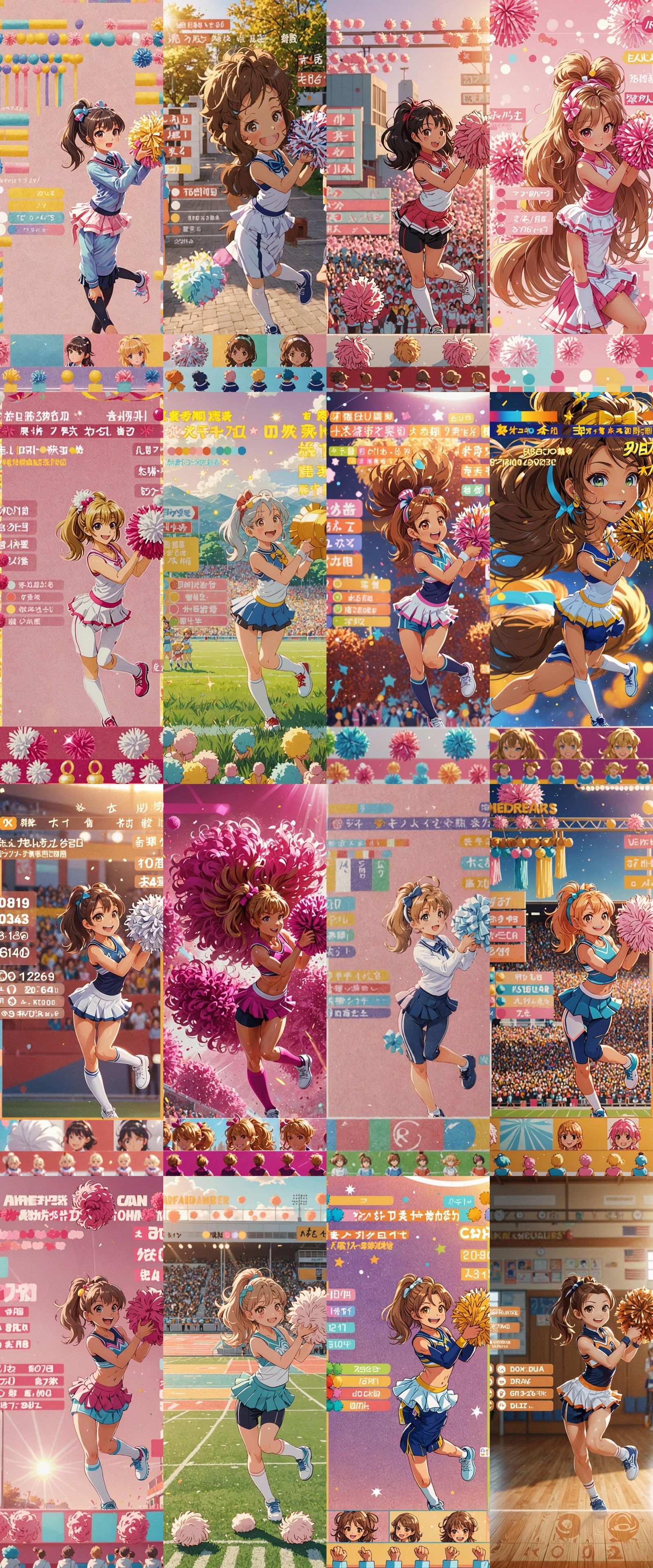 Anime Cheerleader in Her Forties