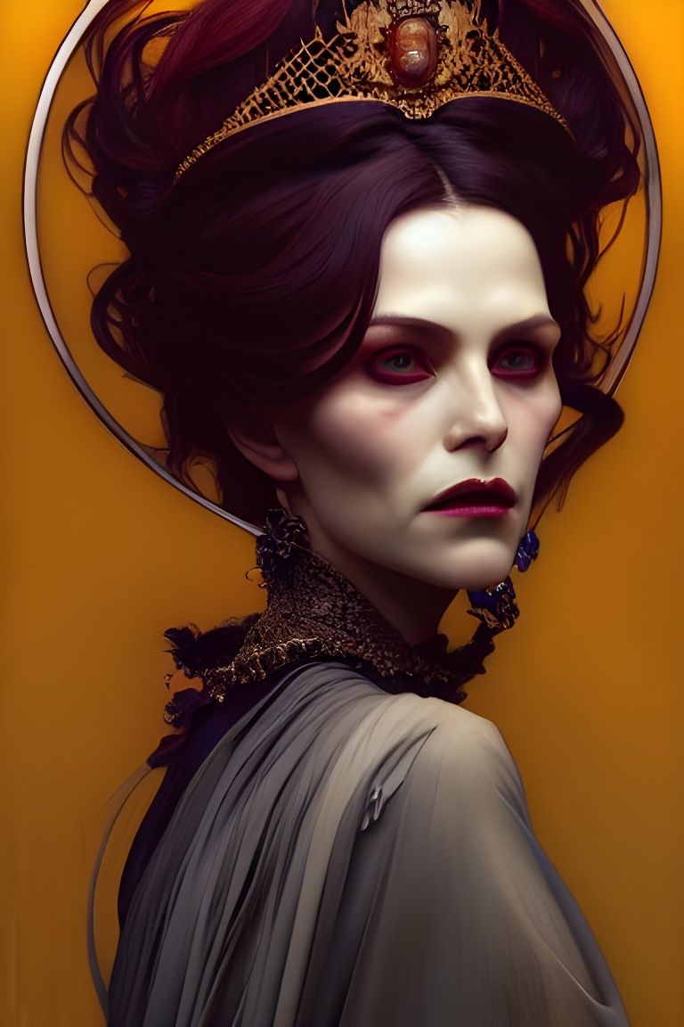 Sinister Portrait of an Evil Queen
