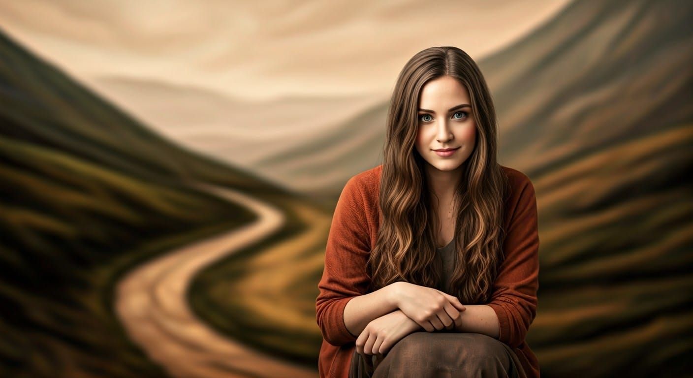 Serene Renaissance Woman in Soft Focus