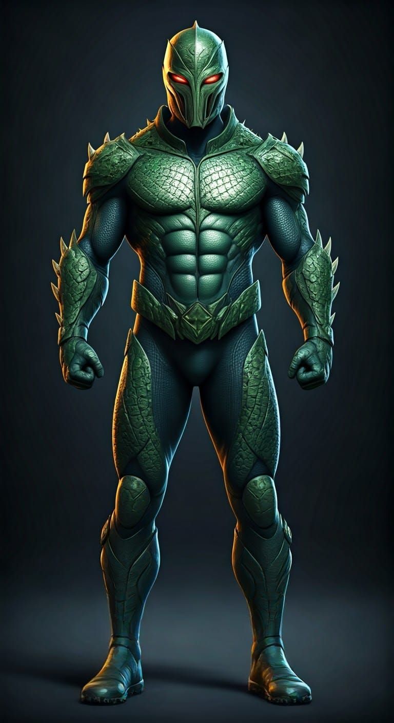 New Superhero: Crocodile Man