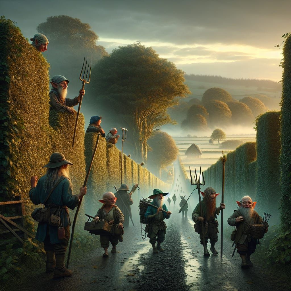 Hobbit Warriors Prepare for Battle at Dawn