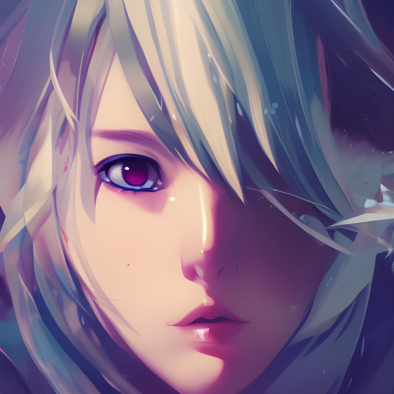 Anime Portrait in Hyperdetailed Digital Art Style