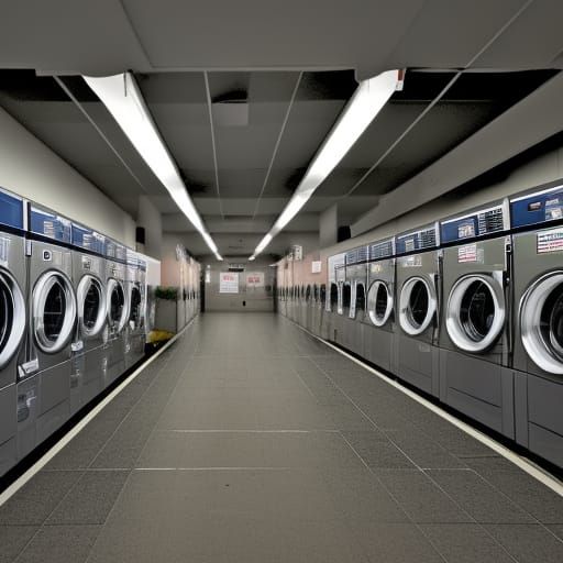 The Invisible Man prefers to do his laundry late at night when it’s quiet.