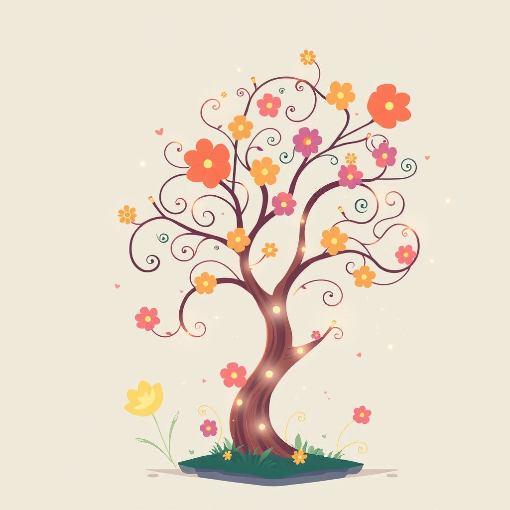 Whimsical Fairy Tree with Twinkling Lights