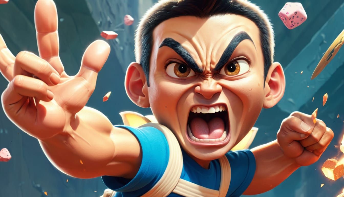 Emotional Dualities in Vibrant Colors