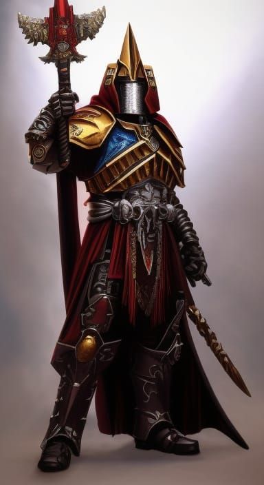 Warhammer 40k Dread Knight Character Concept Art