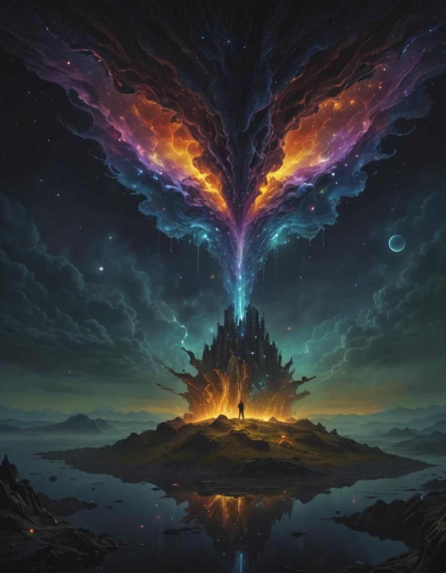 Neofuturistic Male Fashion in Red and Gray