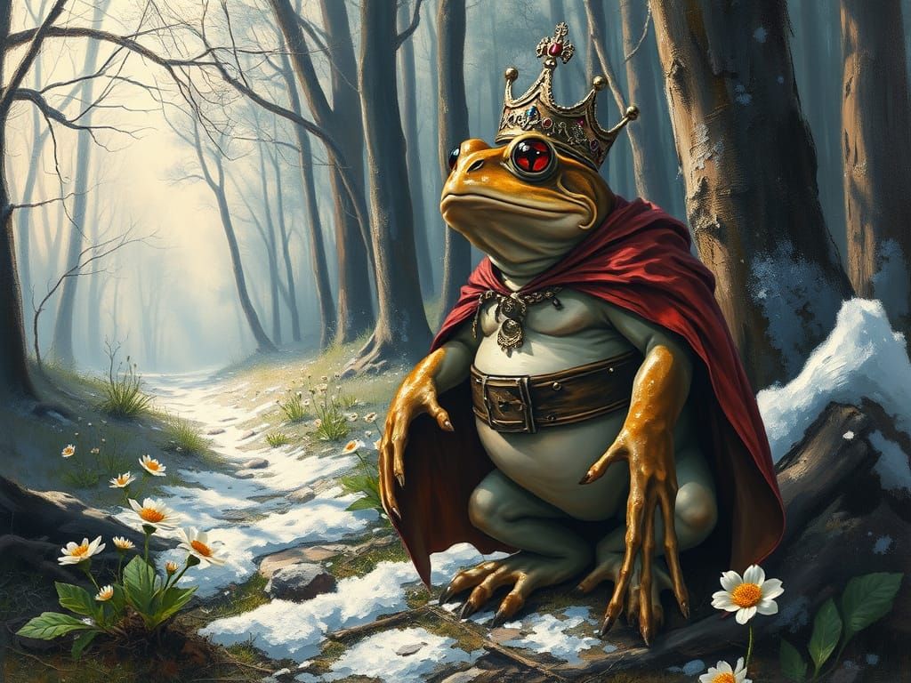 Dreamlike Fantasy in Rich Oil Textures