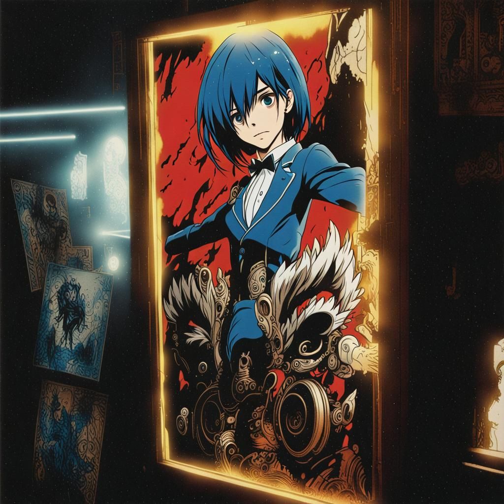 Ciel and Sebastian: Cel-Shaded Anime Art