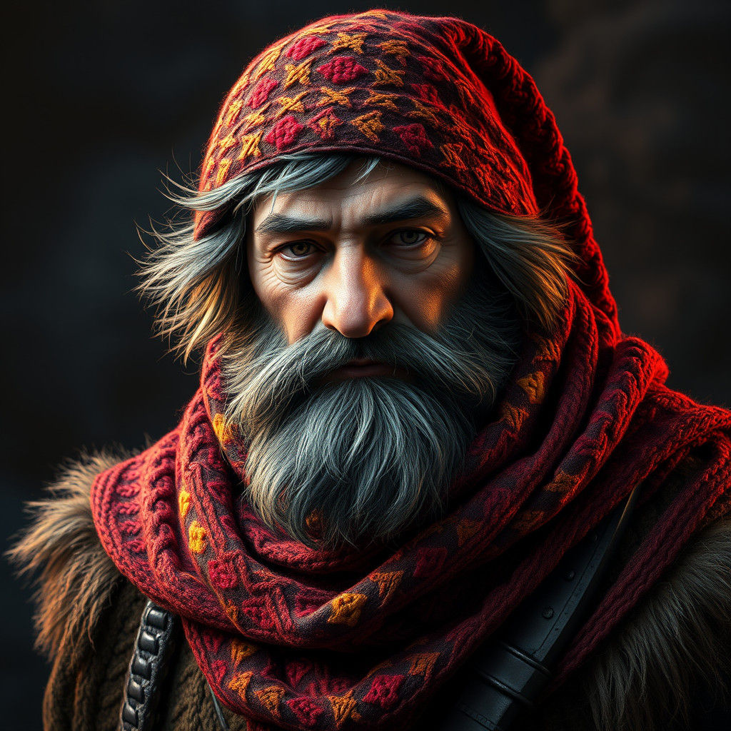 Dwarf Thief Portrait in Dramatic Lighting
