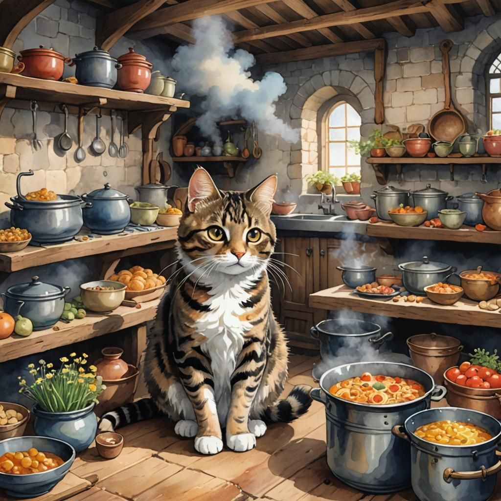 Kitchen cat