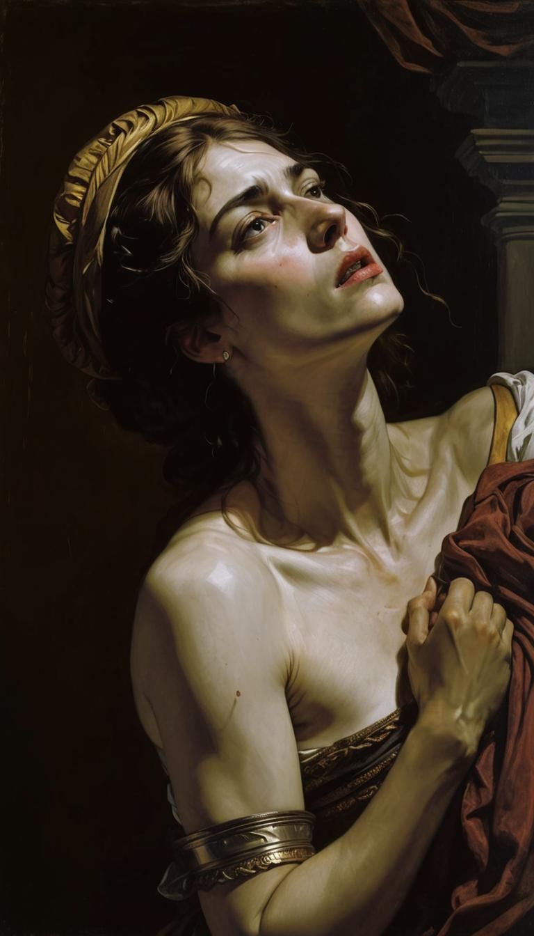 Judith Triumphant: Holofernes Post-Beheading in Baroque Styl...