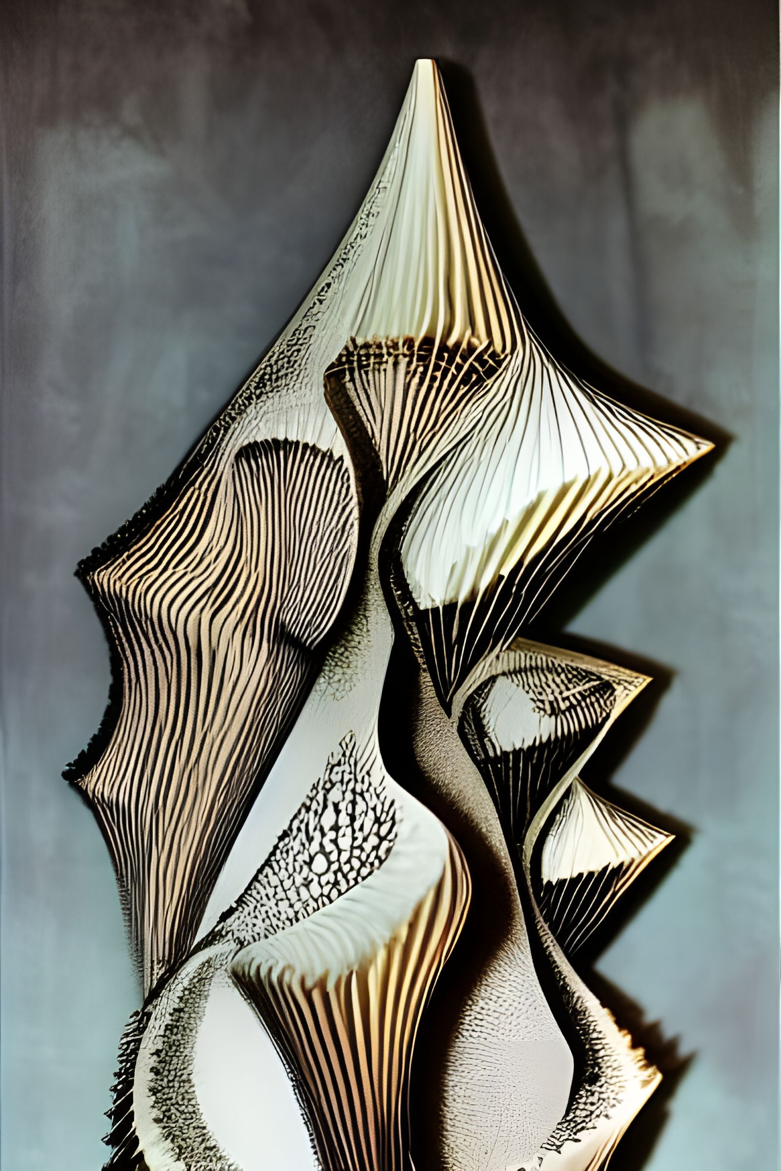 Intricate Laser-Cut Stone Filigree with Soft Light