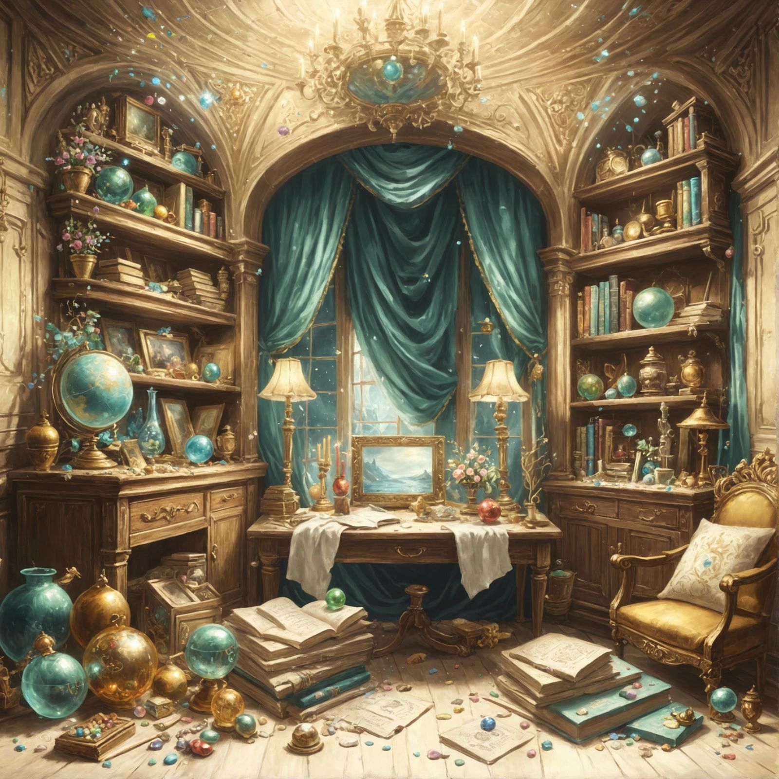 Chalk Fantasy Treasure Room