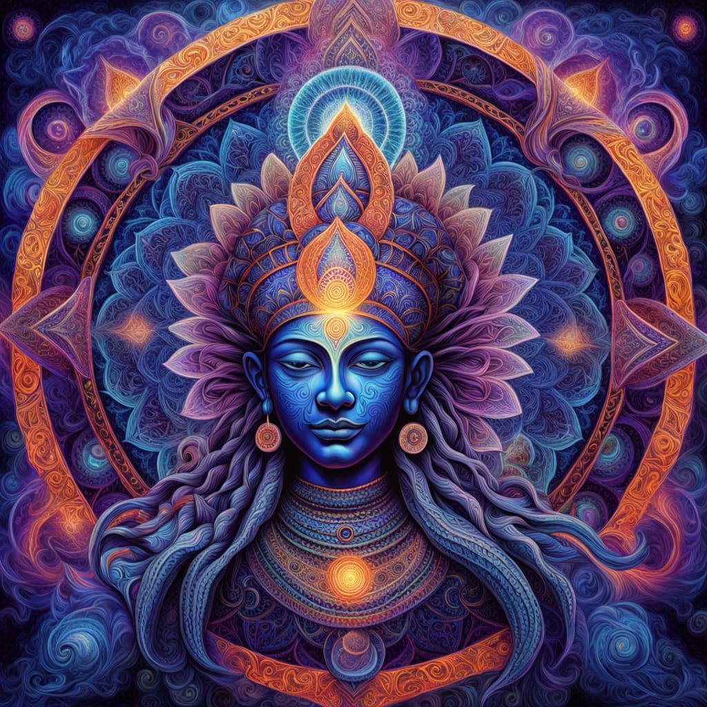 Shiva and Shakti Dance in Cosmic Harmony