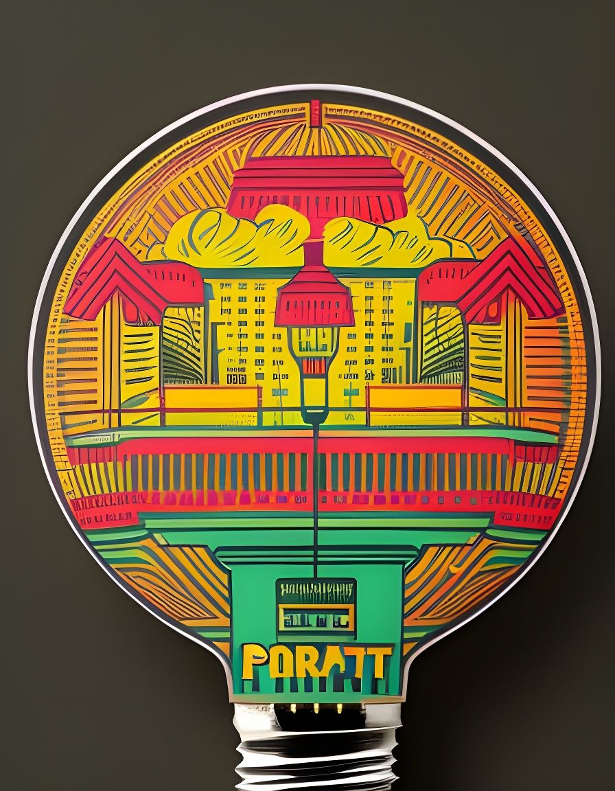 Post-it Note Light Bulb in Electric City