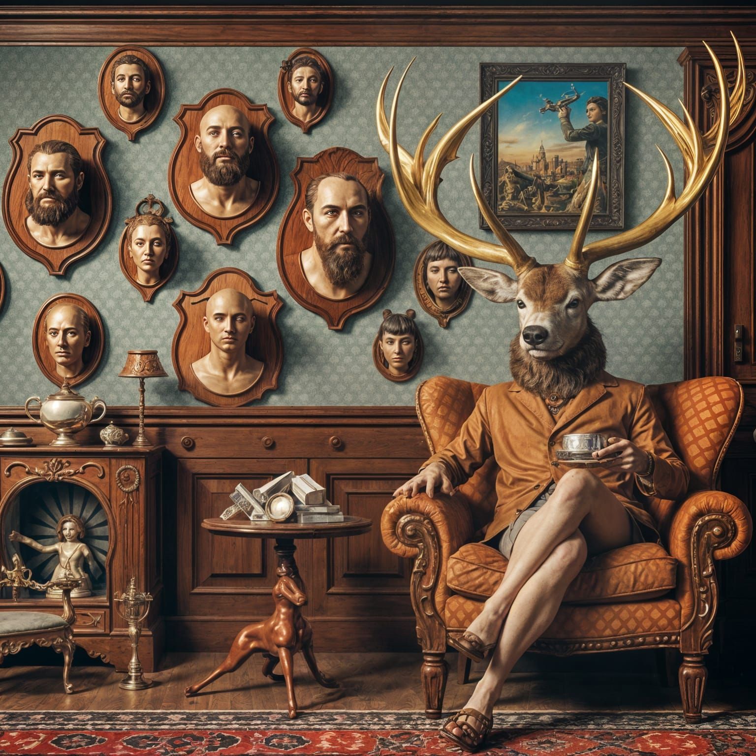 AI Generated Image of Trophies