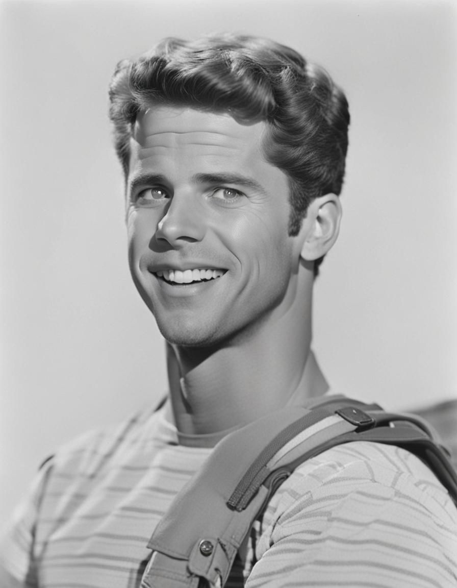 Vintage Portrait of Young Actor, Circa 1961