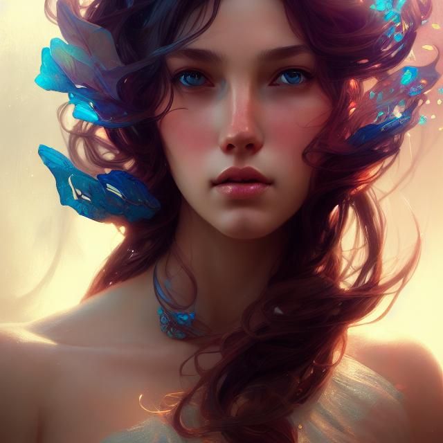 Hyperdetailed Portrait of a Beautiful Princess