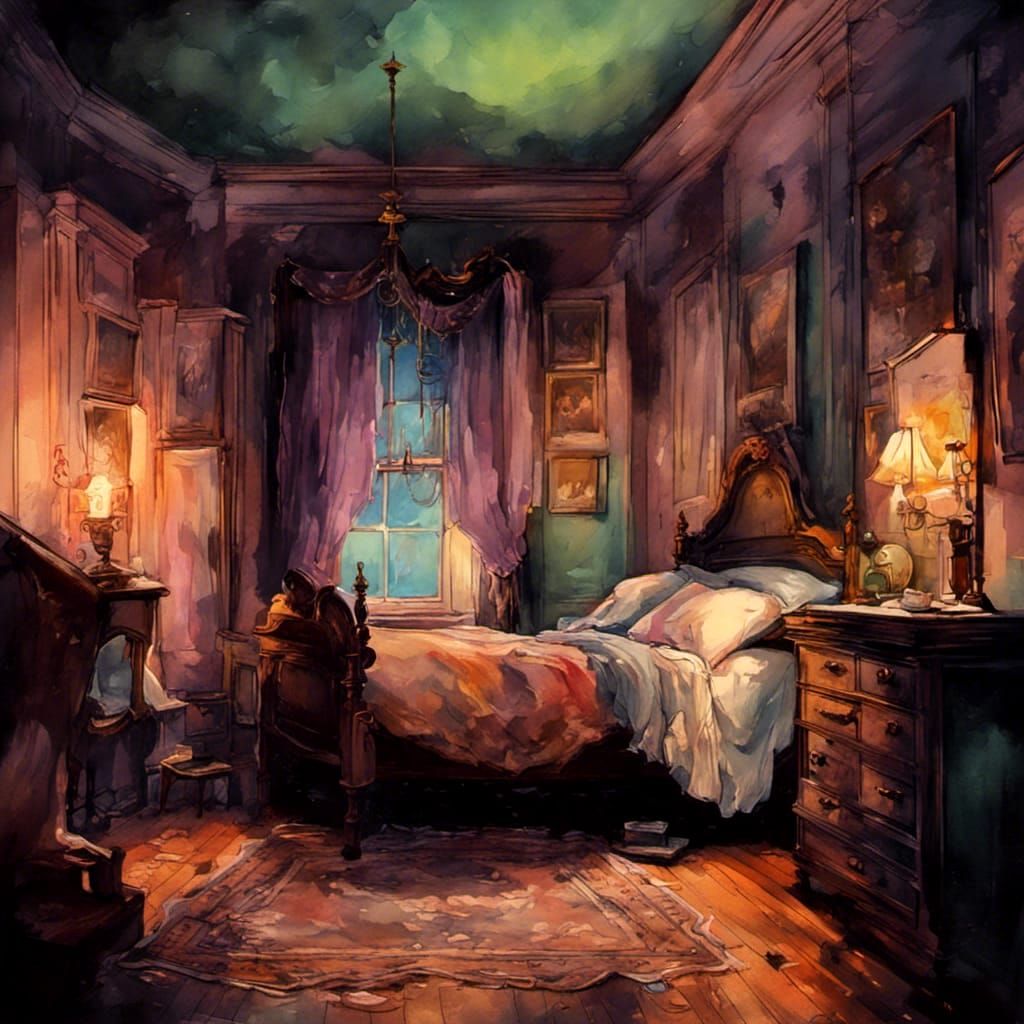 By Gaslight (Watercolor)