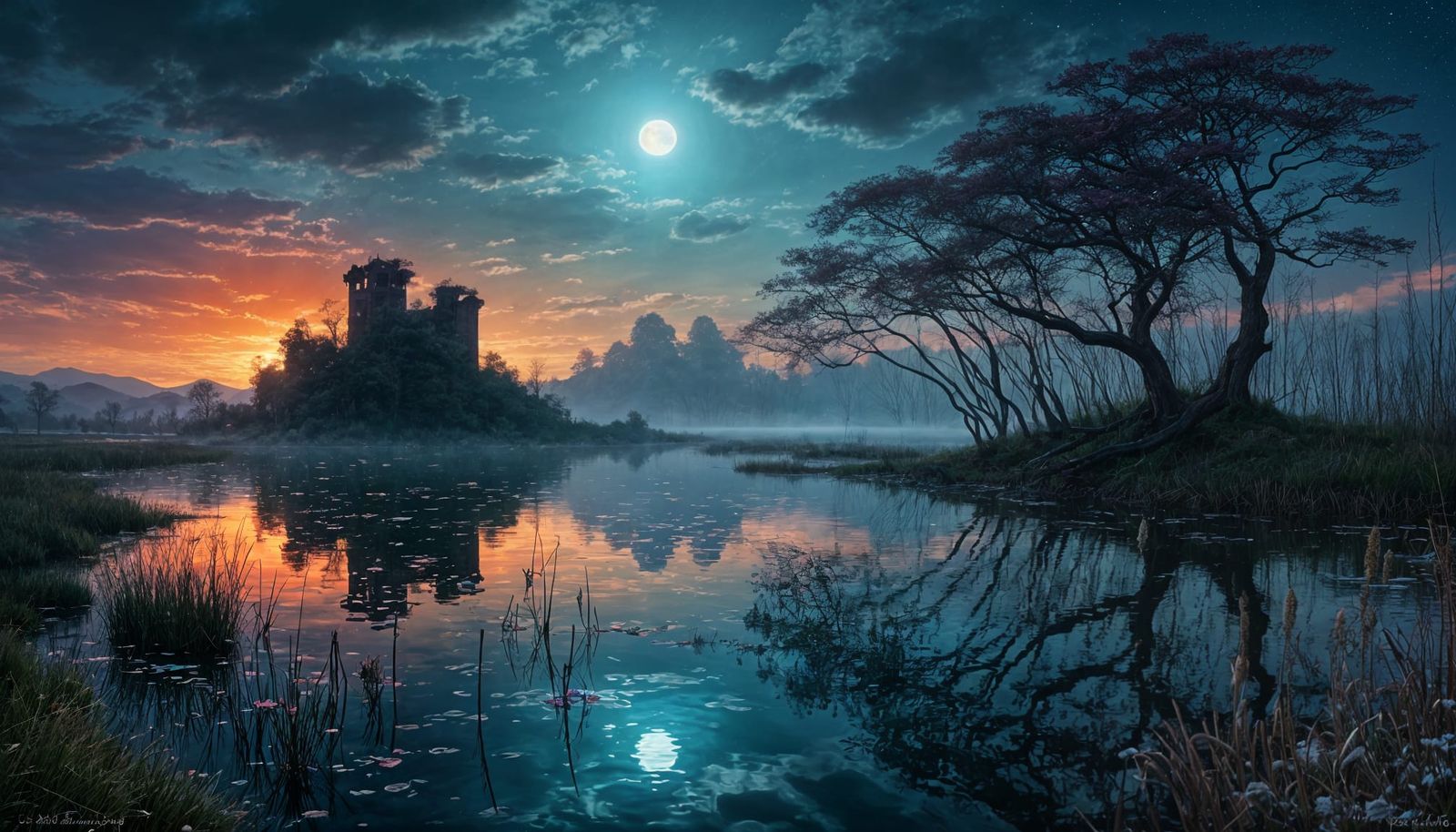 Ethereal Goddess in Whispers of Magic and Moonlight