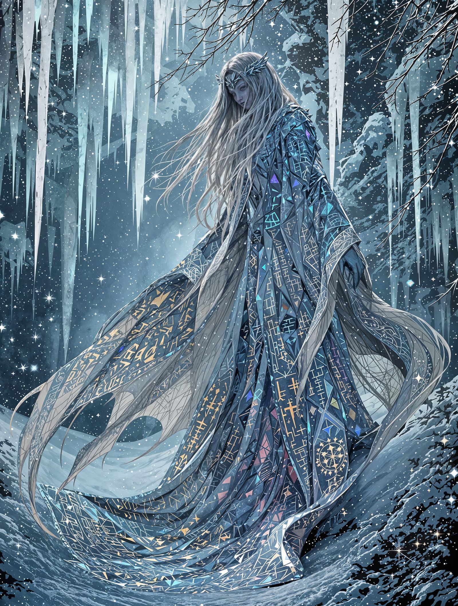 Frost Monarch Reigns in Glitch-Warped Winter Realm