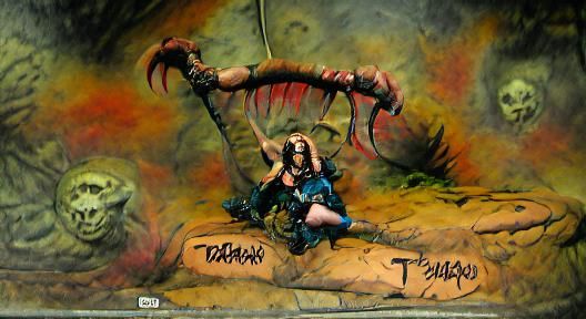Taarna the Tarakian in Comic Book Style