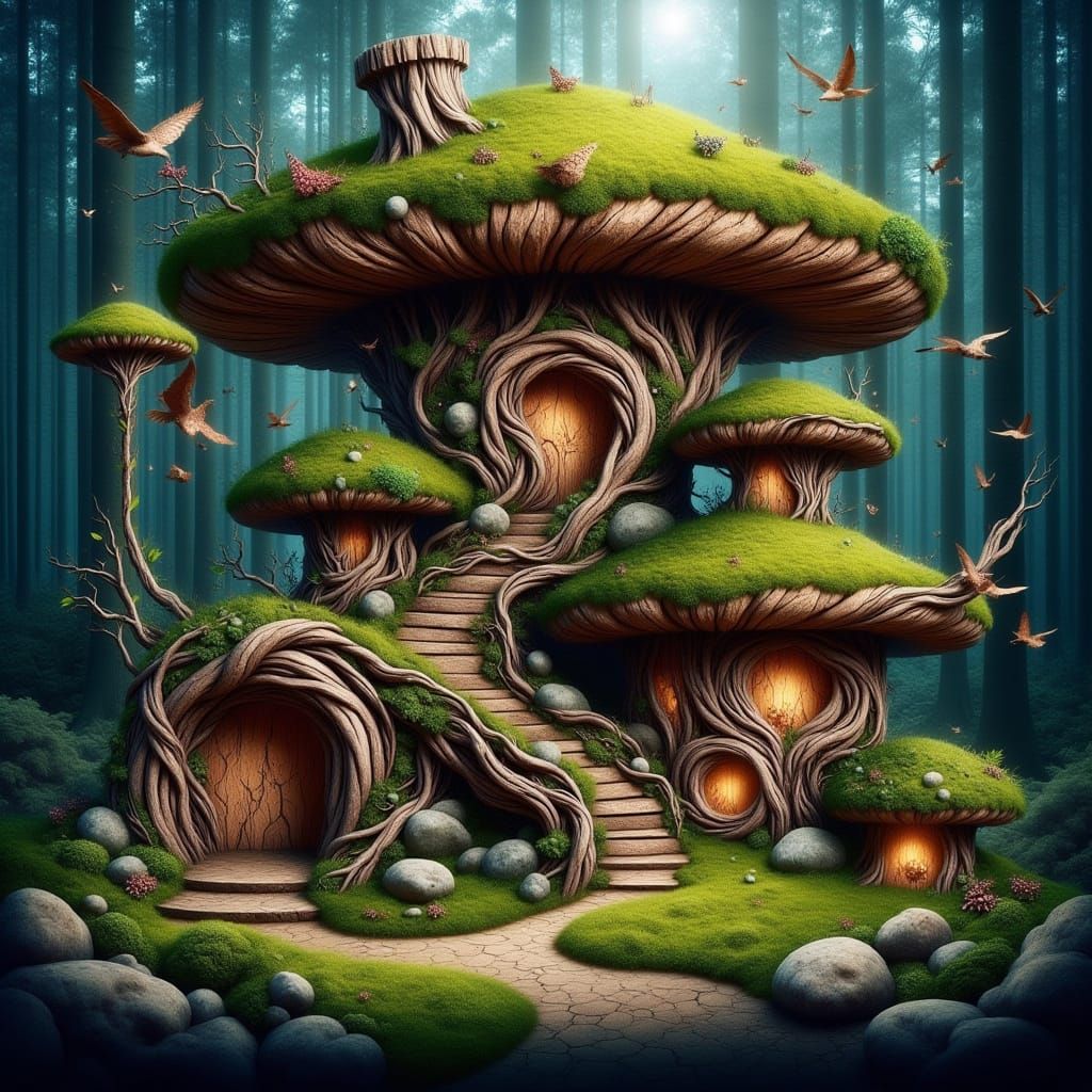 Mushroom house