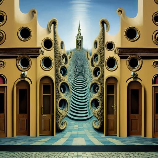 Surrealist Vortex in Dreamscape