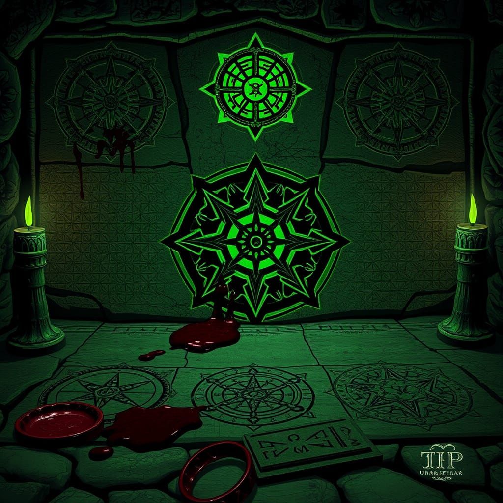 Eldritch Sigil-Workings in Apocrypha's Sickly Glow