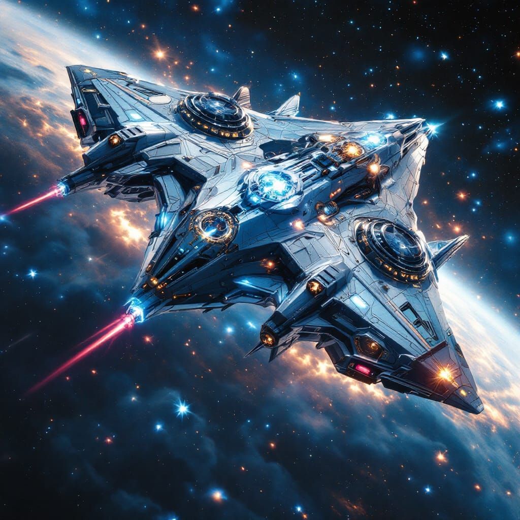 Cosmic Temporal Trawler Navigates Celestial Winds