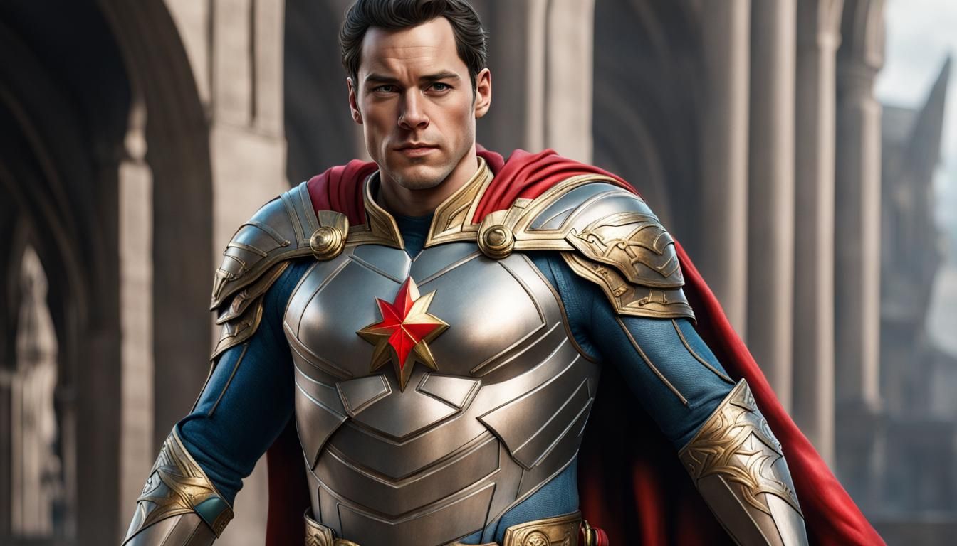 Medieval Armored Justice League: Hyperrealistic Digital Art