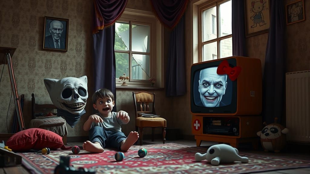 Scary Children Playroom Horror in Stop Motion
