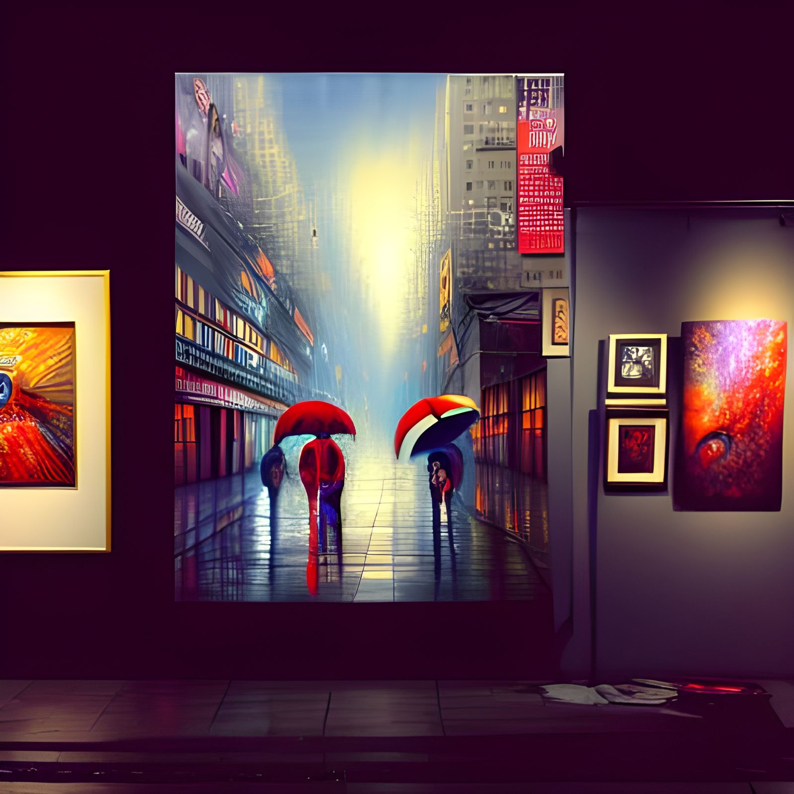 Street Art Fair: Hyperdetailed Matte Painting