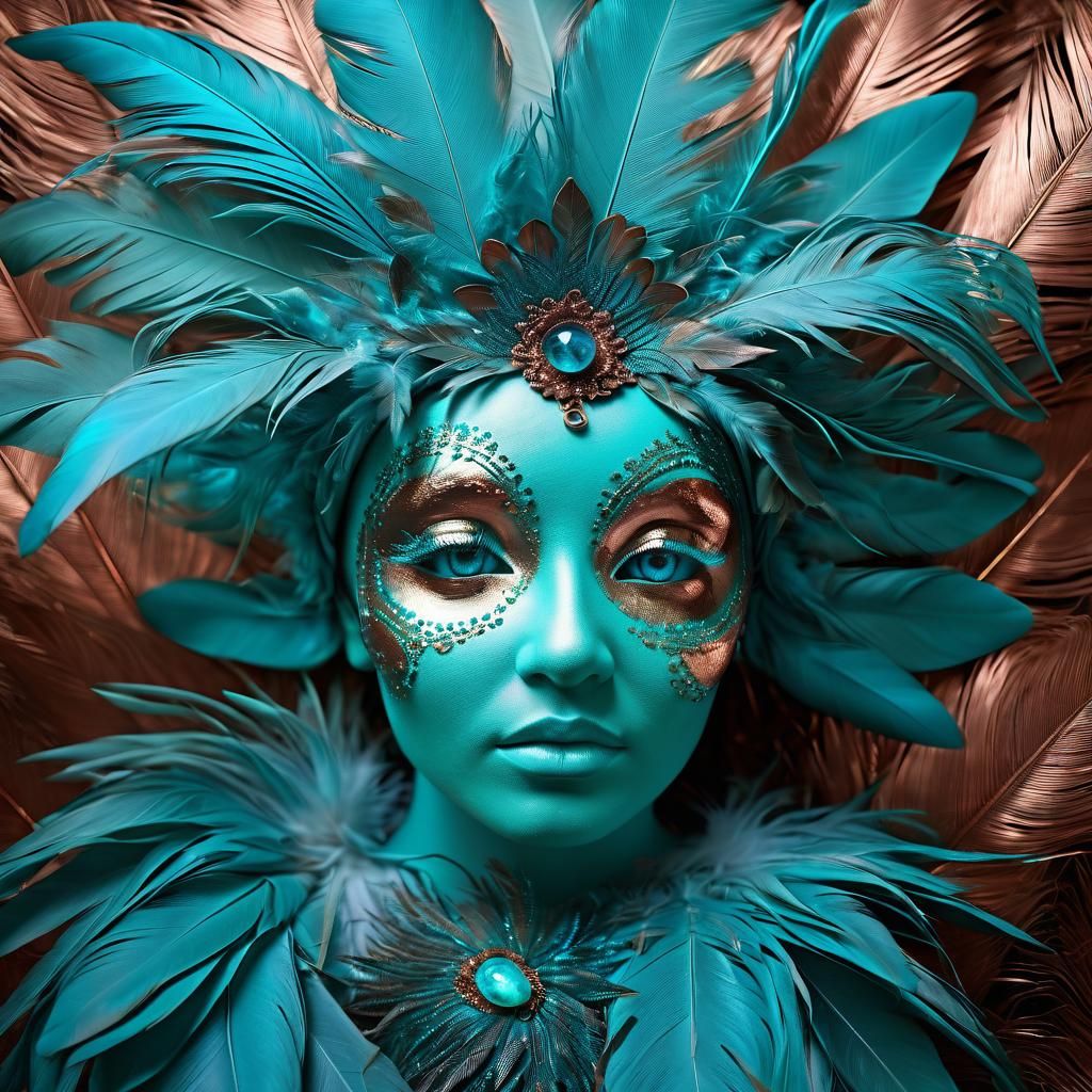 Giant Head Seeks Passion in Surreal Art