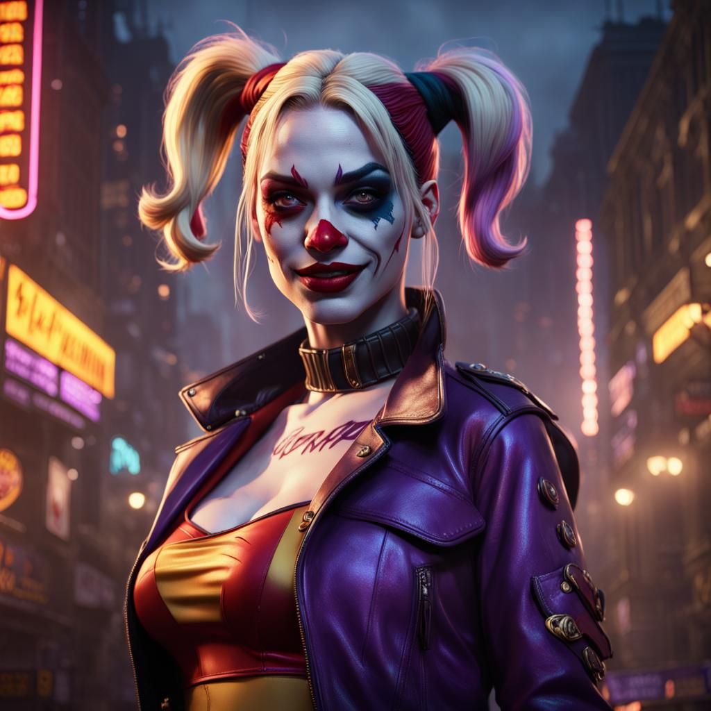 Harley Quinn Dark Fantasy Concept Art