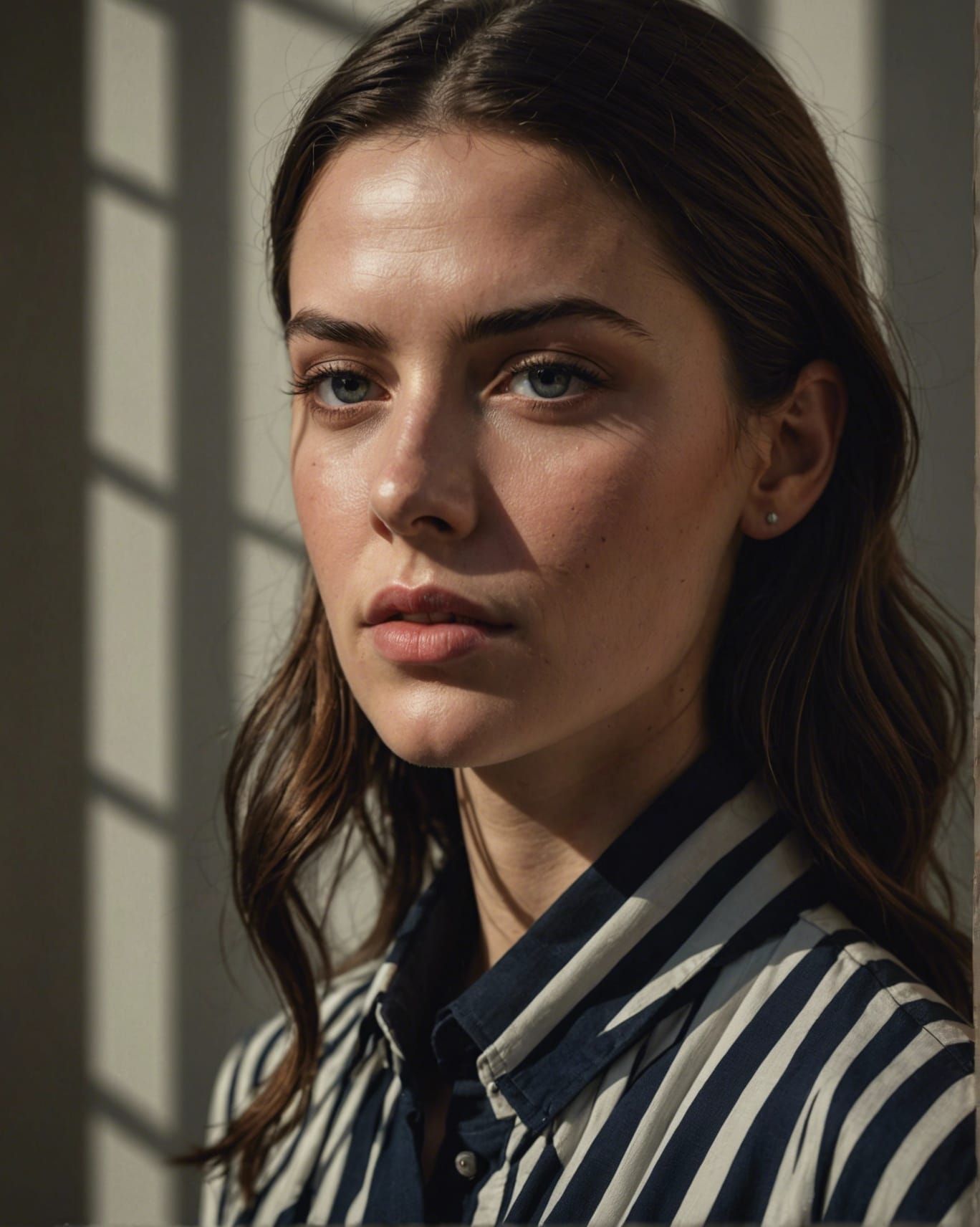 Striking Photorealistic Portrait in Natural Lighting