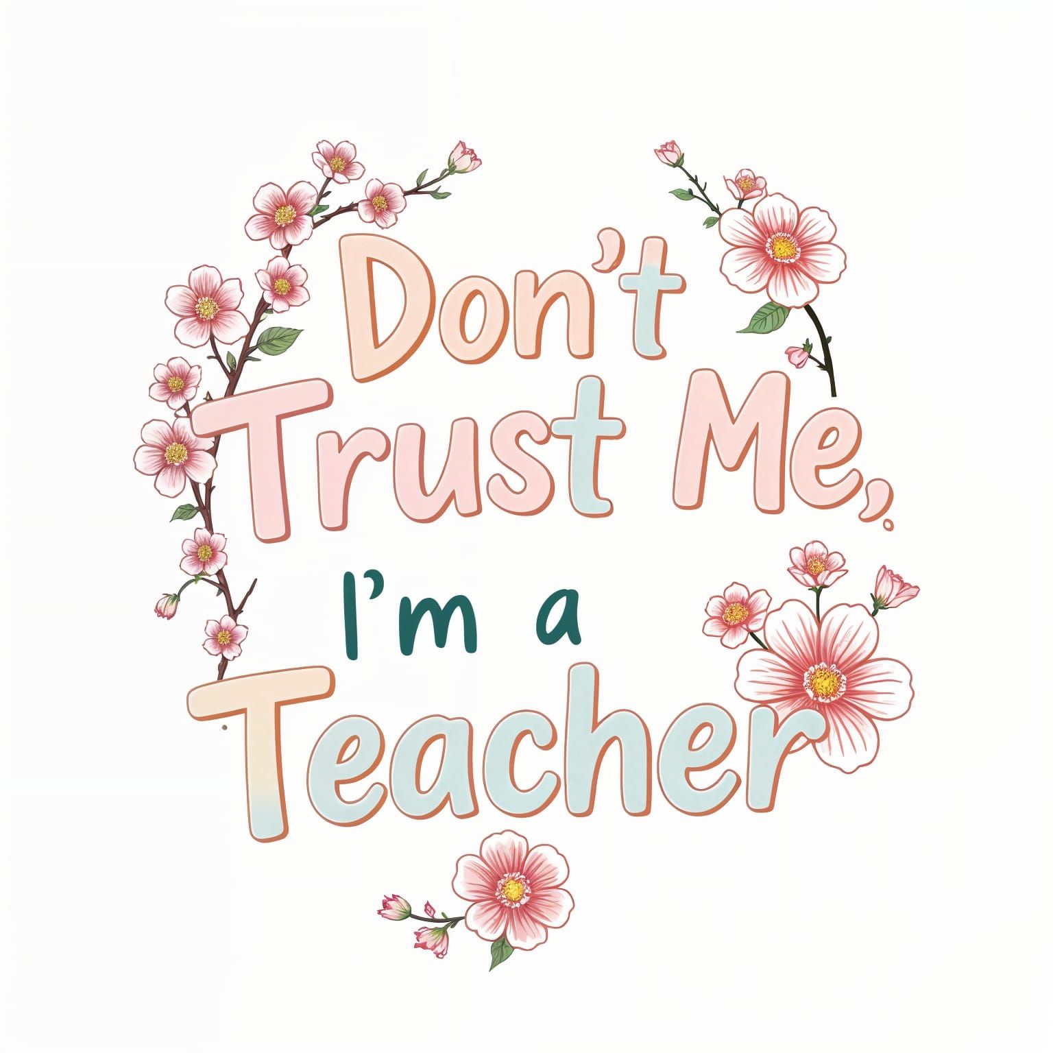 Whimsical Ukiyo-e Teacher Tribute in Pastel Colors