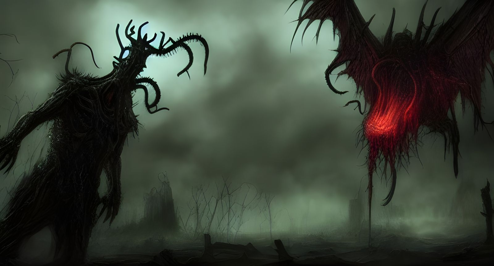 Lovecraftian Elder God Dominates Post-Apocalyptic World