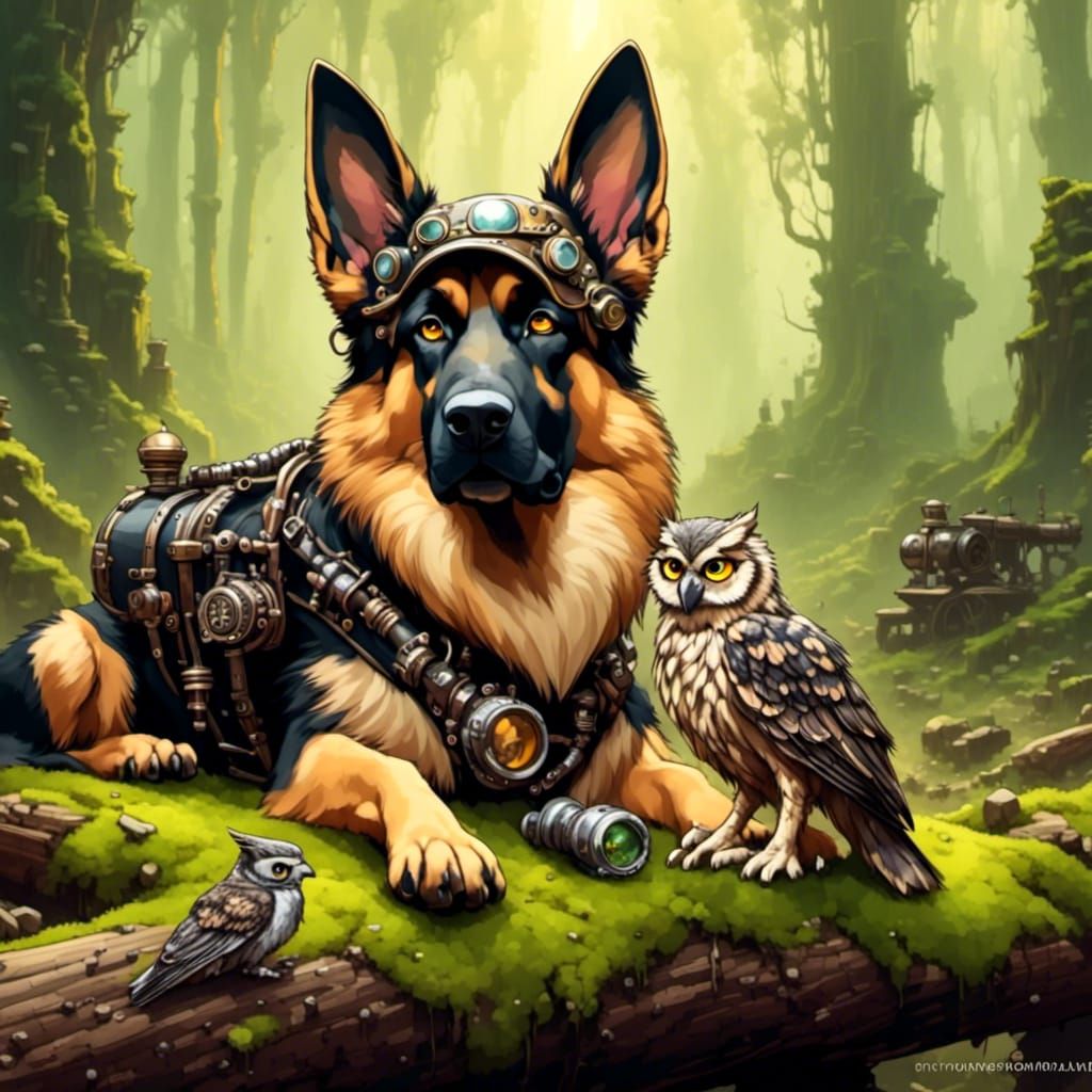 steampunk dog