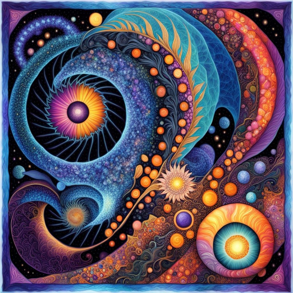 Surreal Cosmic Harmony in Vibrational Resonance