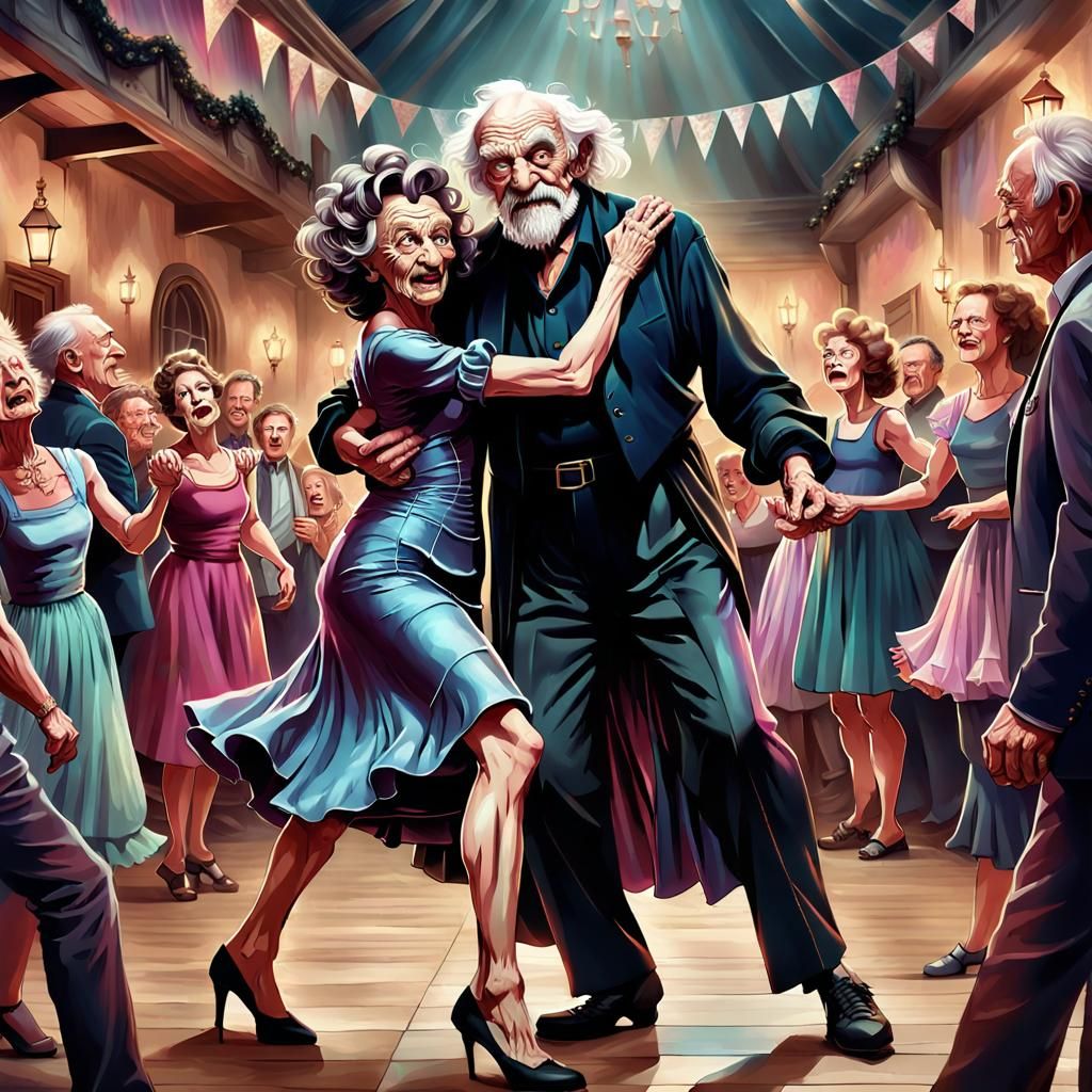 Witch and Wizard Dirty Dancing, Baroque Maximalist Style