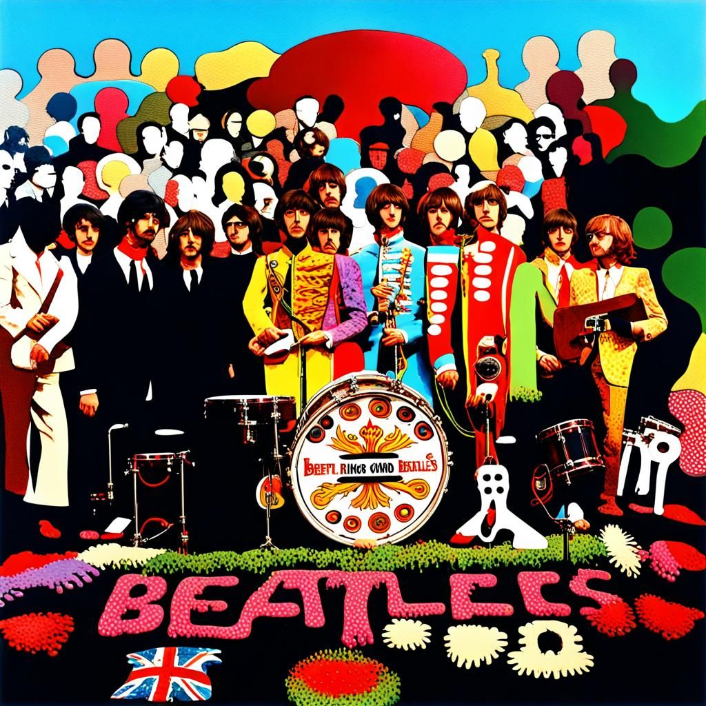 The Beatles -Sgt Peppers Album Cover