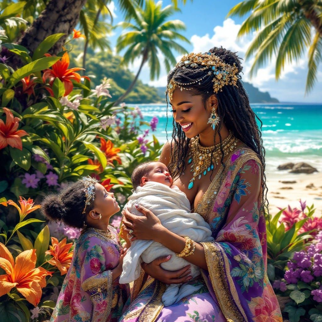 Lemurian mother